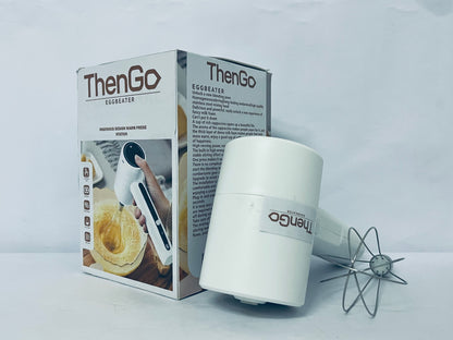 ThenGo Cordless Hand Mixer Electric | Rechargeable 3-Speed Handheld Mixer | Portable Wireless Whisk Beaters for Baking, Eggs, Cream & Batters