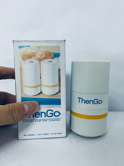 ThenGo Handheld Vacuum Sealer Machine, Rechargable Cordless Vacuum Sealer for Food Storage and Clothes Packaing, Compatible with Vacuum Bags, Bottles, Jars and Canisters