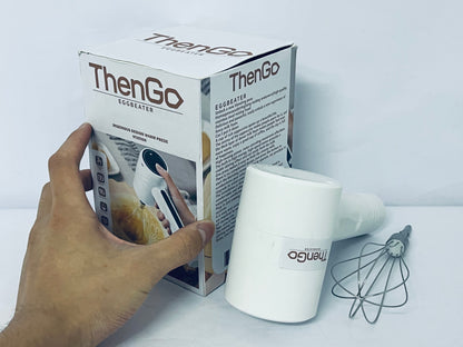 ThenGo Cordless Hand Mixer Electric | Rechargeable 3-Speed Handheld Mixer | Portable Wireless Whisk Beaters for Baking, Eggs, Cream & Batters