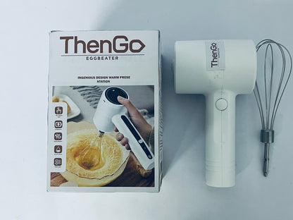 ThenGo Cordless Hand Mixer Electric | Rechargeable 3-Speed Handheld Mixer | Portable Wireless Whisk Beaters for Baking, Eggs, Cream & Batters