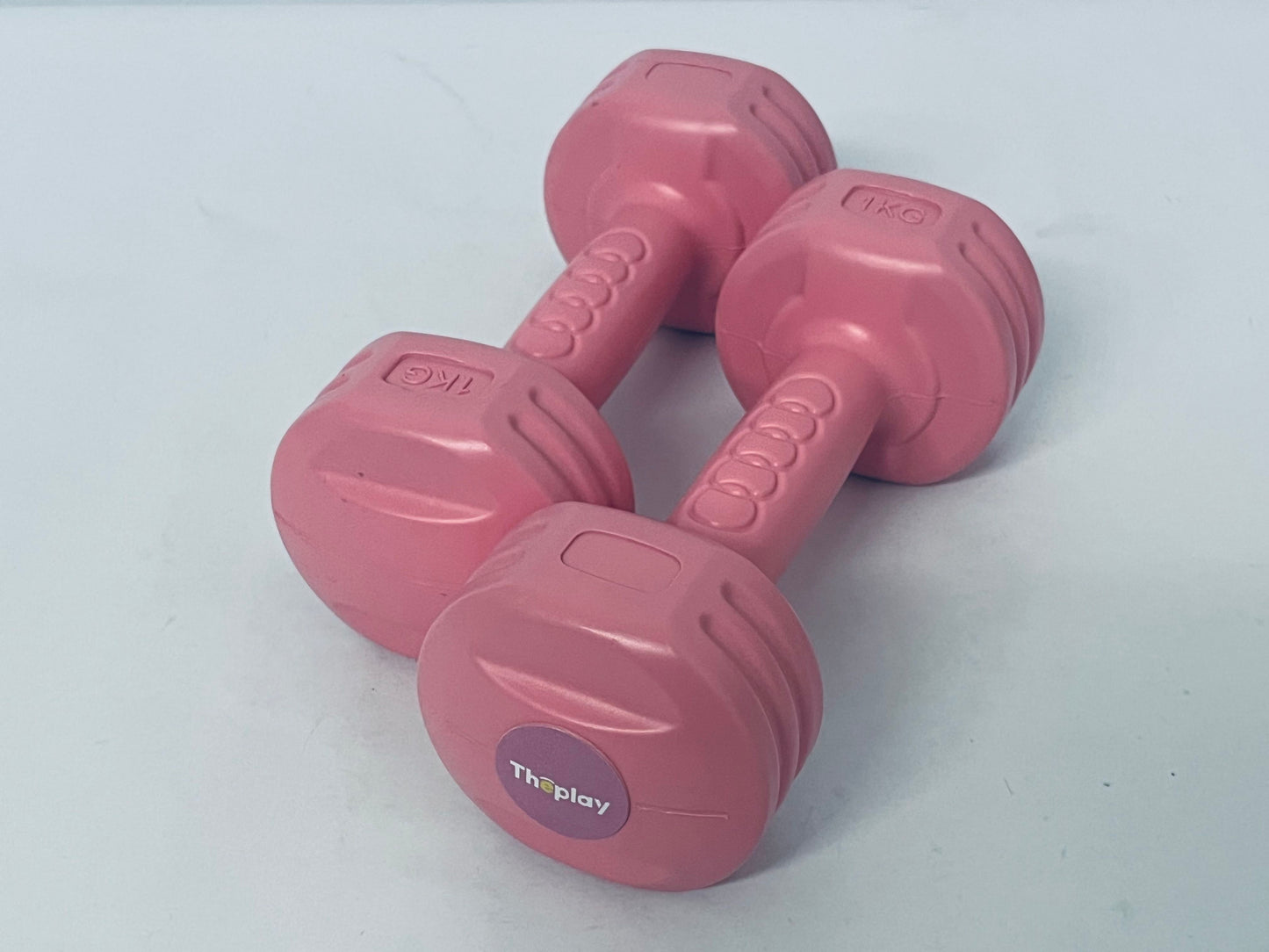 Theplay Dumbbel Dumbbell Women's Fitness Home Fitness Training Equipment Arm Muscle Training Rubber-coated Small Dumbbell Barbell