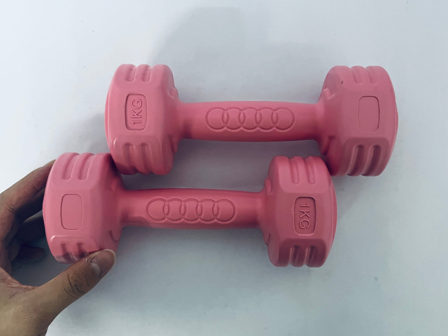 Theplay Dumbbel Dumbbell Women's Fitness Home Fitness Training Equipment Arm Muscle Training Rubber-coated Small Dumbbell Barbell