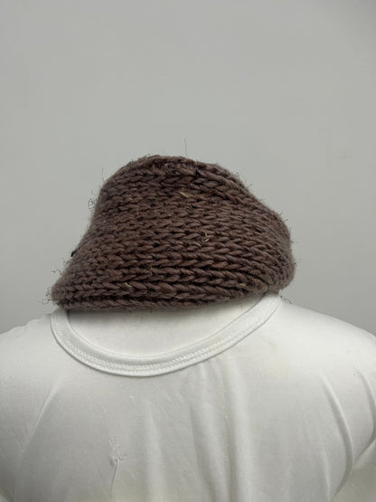 【Thistudio Chunky Knit Brown Scarf】—— Warm Textured Knit Scarf with Tassel Details: A Cozy & Stylish Accessory for Cold Seasons