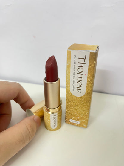 Thornew Golden Shimmer Luxury Lipstick Rich Color Payoff Long-Lasting A Luxurious Shaper of Lip Charm