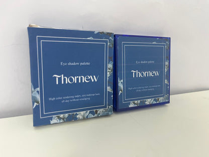 Thornew 9-Color Blue Eyeshadow Palette High Pigmentation Long-Lasting A Creative Choice for Eye Makeup Personalities