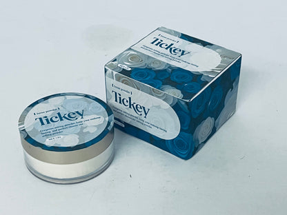 Tickey Long-Lasting Loose Powder, Ultra-Fine Texture, Oil-Control & Matte Finish, Create Transparent Natural Makeup Look