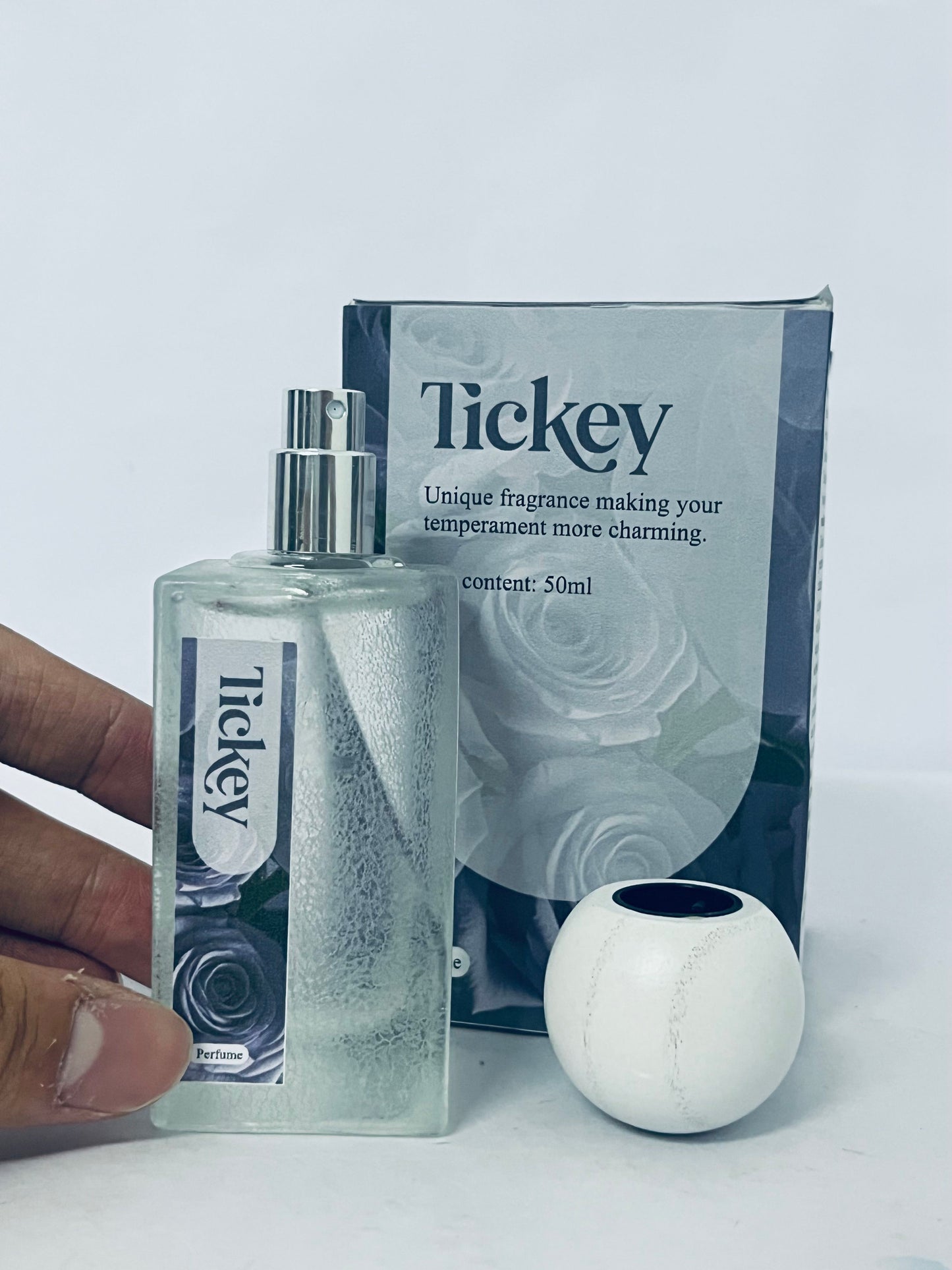 Tickey Unique Charm Perfume 50ml, Long-Lasting Niche Premium Fragrance, Unisex Personalized Scent