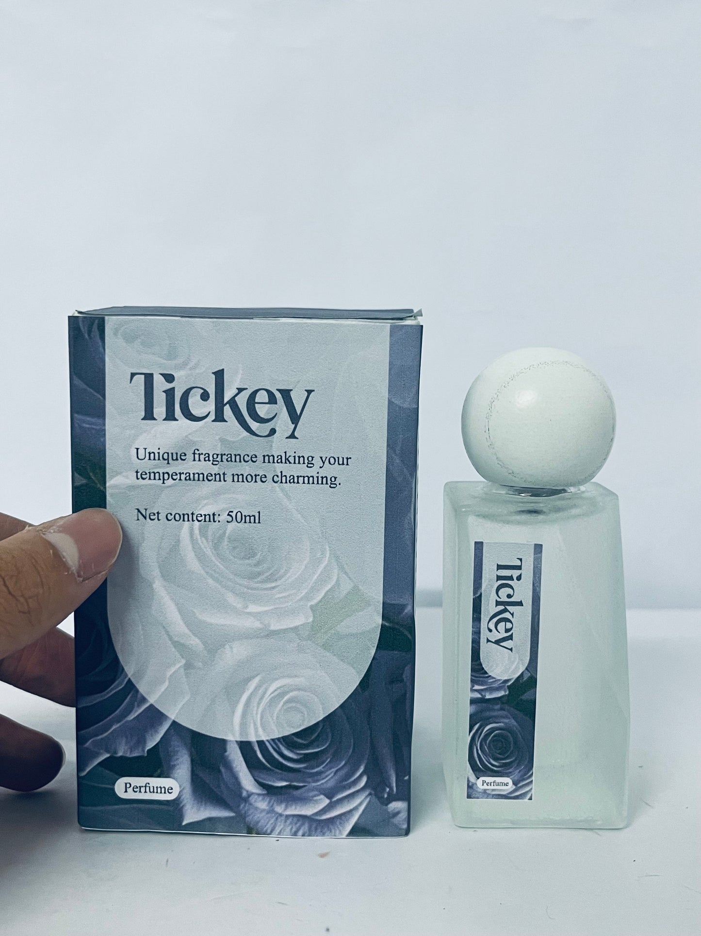 Tickey Unique Charm Perfume 50ml, Long-Lasting Niche Premium Fragrance, Unisex Personalized Scent