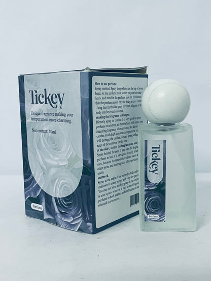 Tickey Unique Charm Perfume 50ml, Long-Lasting Niche Premium Fragrance, Unisex Personalized Scent