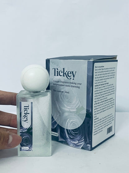 Tickey Unique Charm Perfume 50ml, Long-Lasting Niche Premium Fragrance, Unisex Personalized Scent