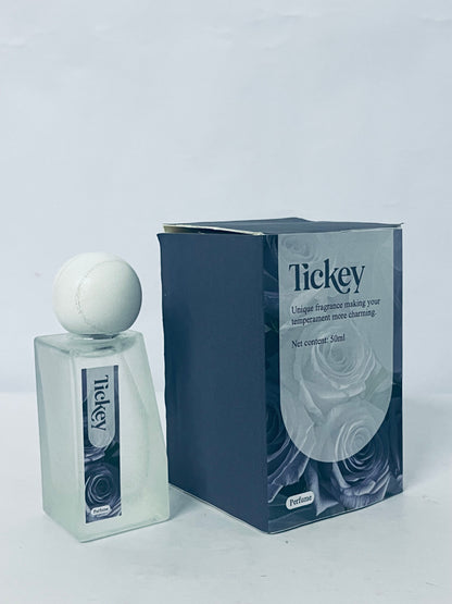 Tickey Unique Charm Perfume 50ml, Long-Lasting Niche Premium Fragrance, Unisex Personalized Scent