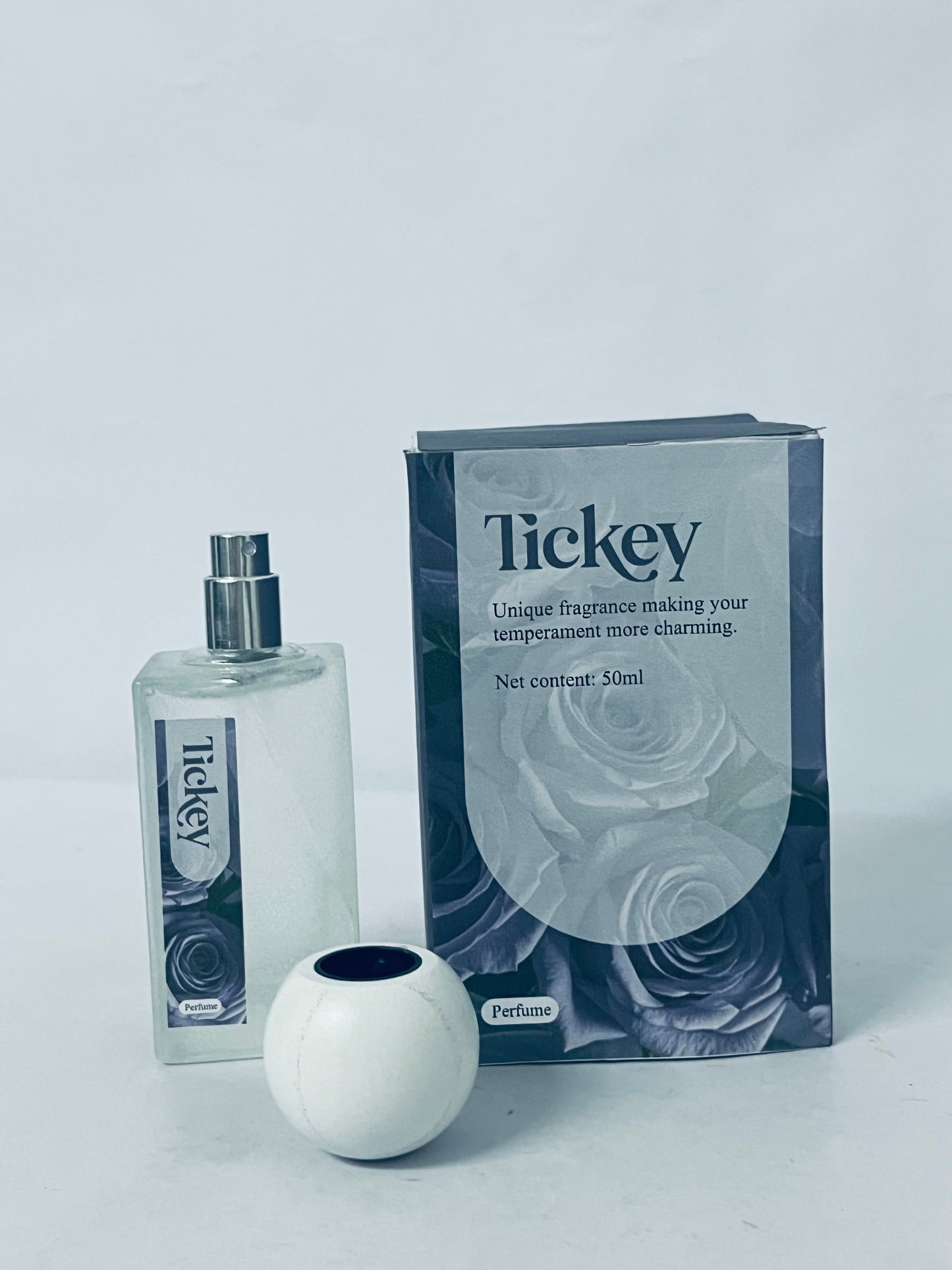 Tickey Unique Charm Perfume 50ml, Long-Lasting Niche Premium Fragrance, Unisex Personalized Scent