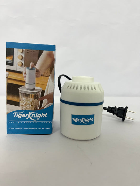 TigerKnight Electric Pump for Vacuum Bags, Compression Bag Pump for Vacuuming Clothing, Quilts, Portable Storage Bag Pump with 1.26 inches Outlet, Fits Most Compression Bags (Storage Bag Not Included)