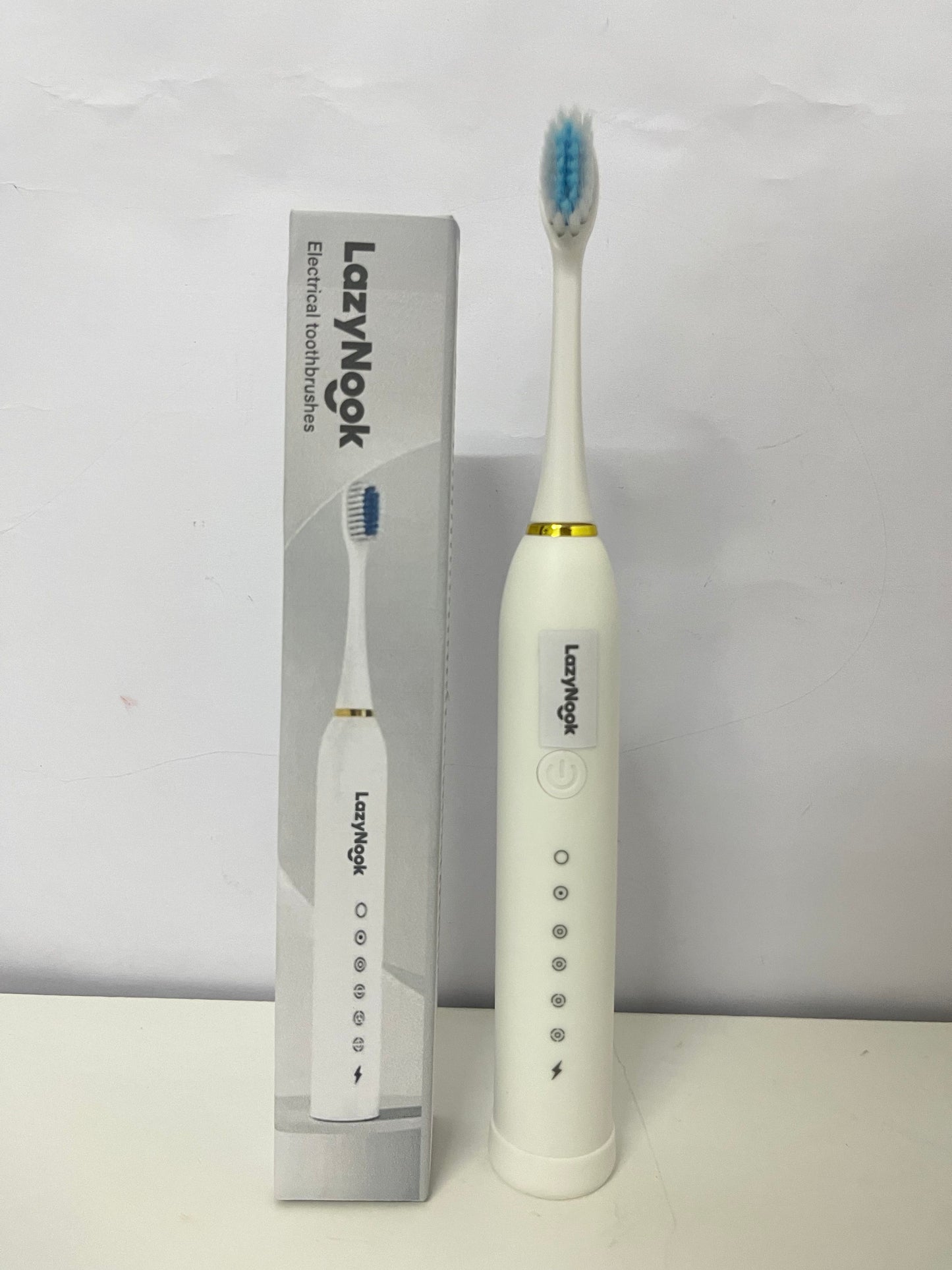 LazyNook Multi-Mode Sonic Electric Toothbrush - Efficient Teeth Cleaning and Gum Care Rechargeable Toothbrush