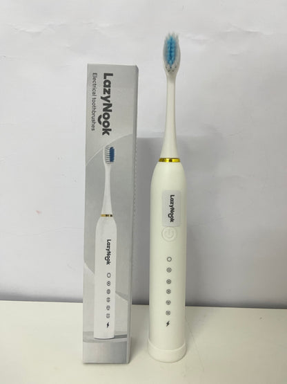 LazyNook Multi-Mode Sonic Electric Toothbrush - Efficient Teeth Cleaning and Gum Care Rechargeable Toothbrush