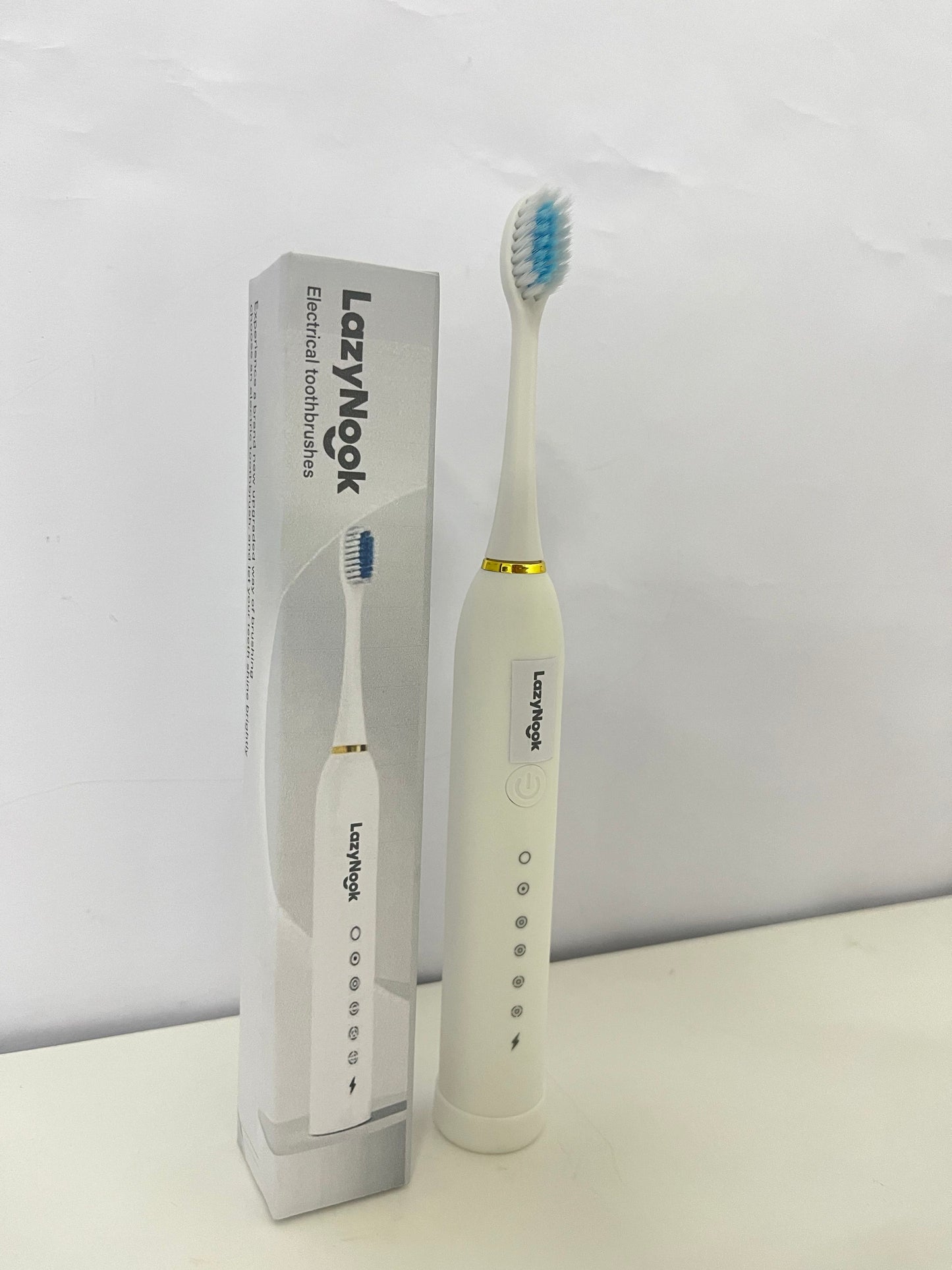 LazyNook Multi-Mode Sonic Electric Toothbrush - Efficient Teeth Cleaning and Gum Care Rechargeable Toothbrush