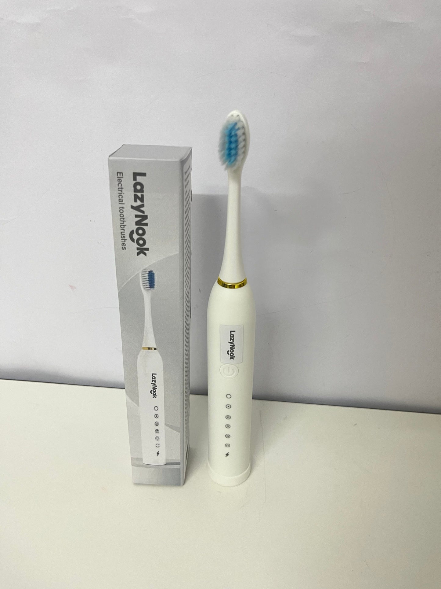 LazyNook Multi-Mode Sonic Electric Toothbrush - Efficient Teeth Cleaning and Gum Care Rechargeable Toothbrush