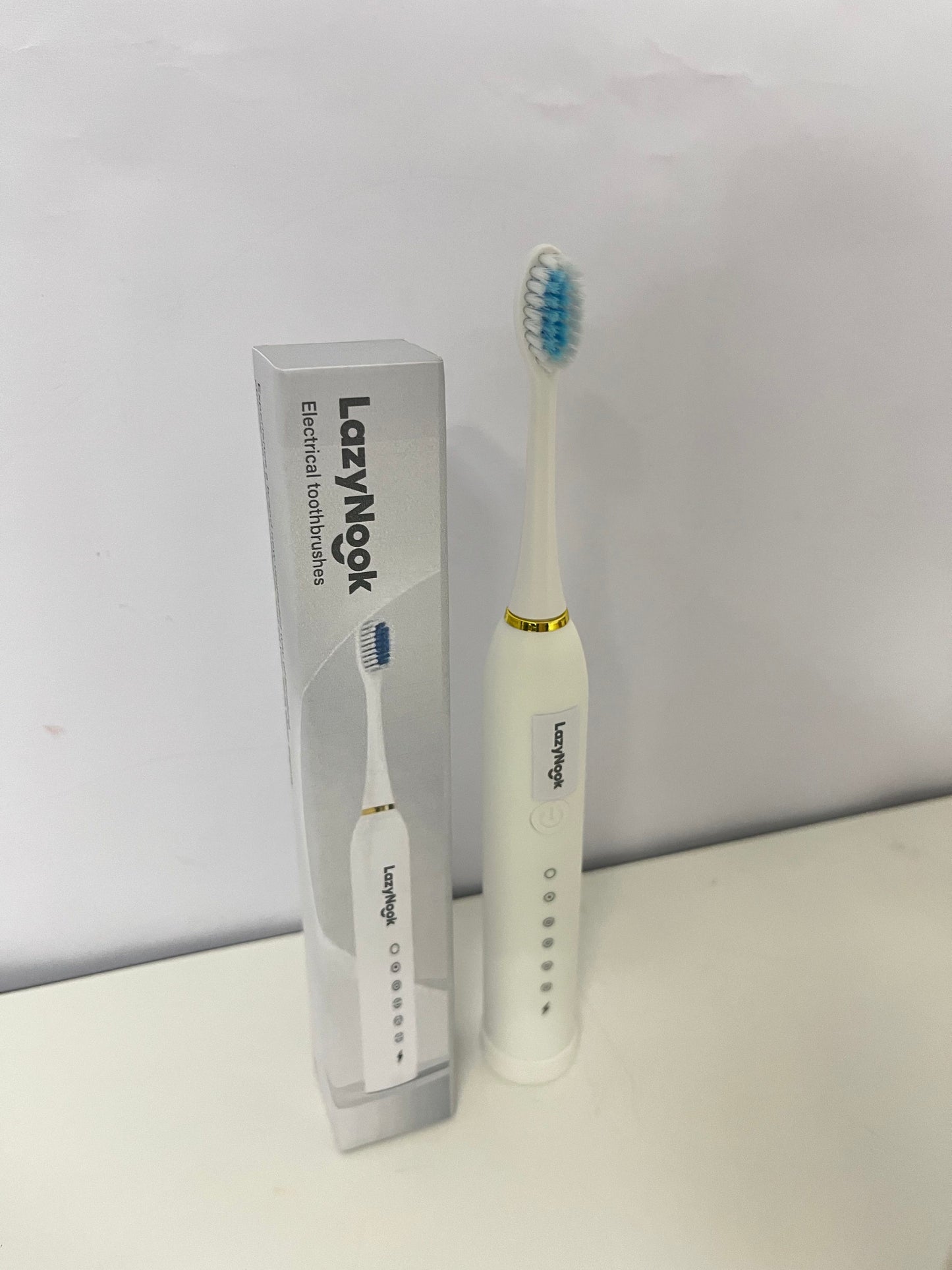 LazyNook Multi-Mode Sonic Electric Toothbrush - Efficient Teeth Cleaning and Gum Care Rechargeable Toothbrush