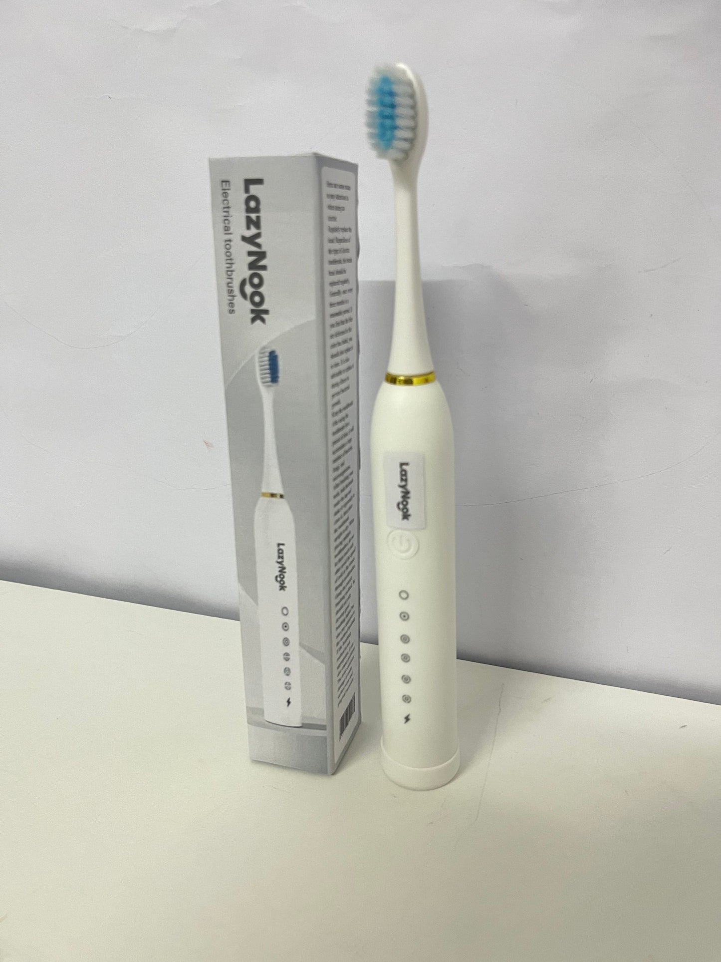 LazyNook Multi-Mode Sonic Electric Toothbrush - Efficient Teeth Cleaning and Gum Care Rechargeable Toothbrush