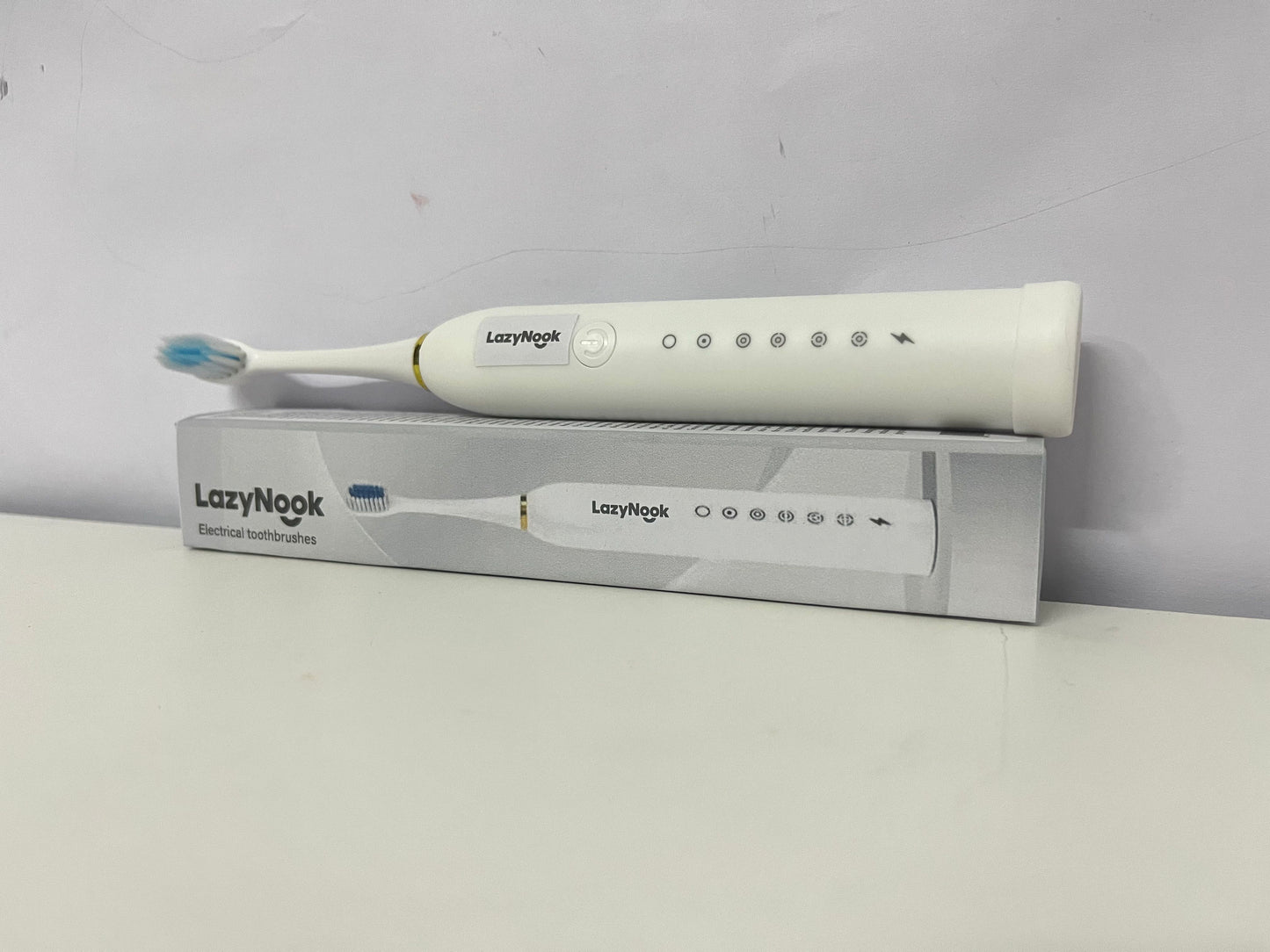 LazyNook Multi-Mode Sonic Electric Toothbrush - Efficient Teeth Cleaning and Gum Care Rechargeable Toothbrush