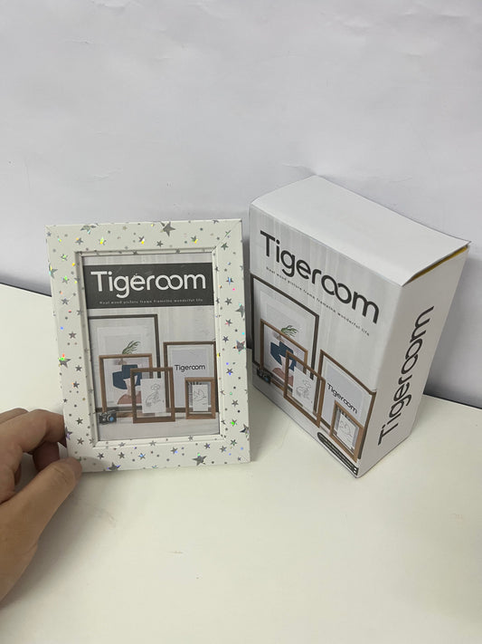 Tigeroom Starry Solid Wood Picture Frame, Frame the Wonderful Life Moments
