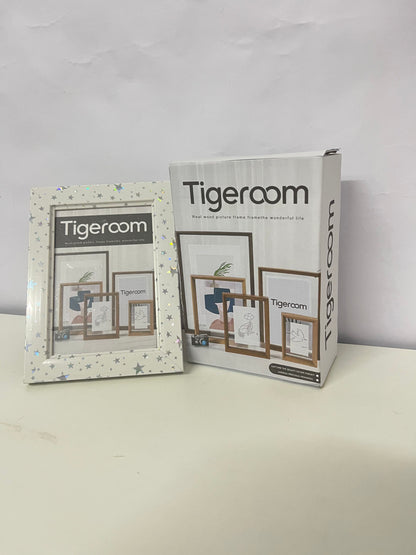 Tigeroom Starry Solid Wood Picture Frame, Frame the Wonderful Life Moments