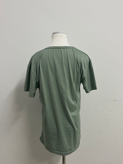Timeday T-shirts - Sage Green Crew Neck Short-Sleeve Casual Tee