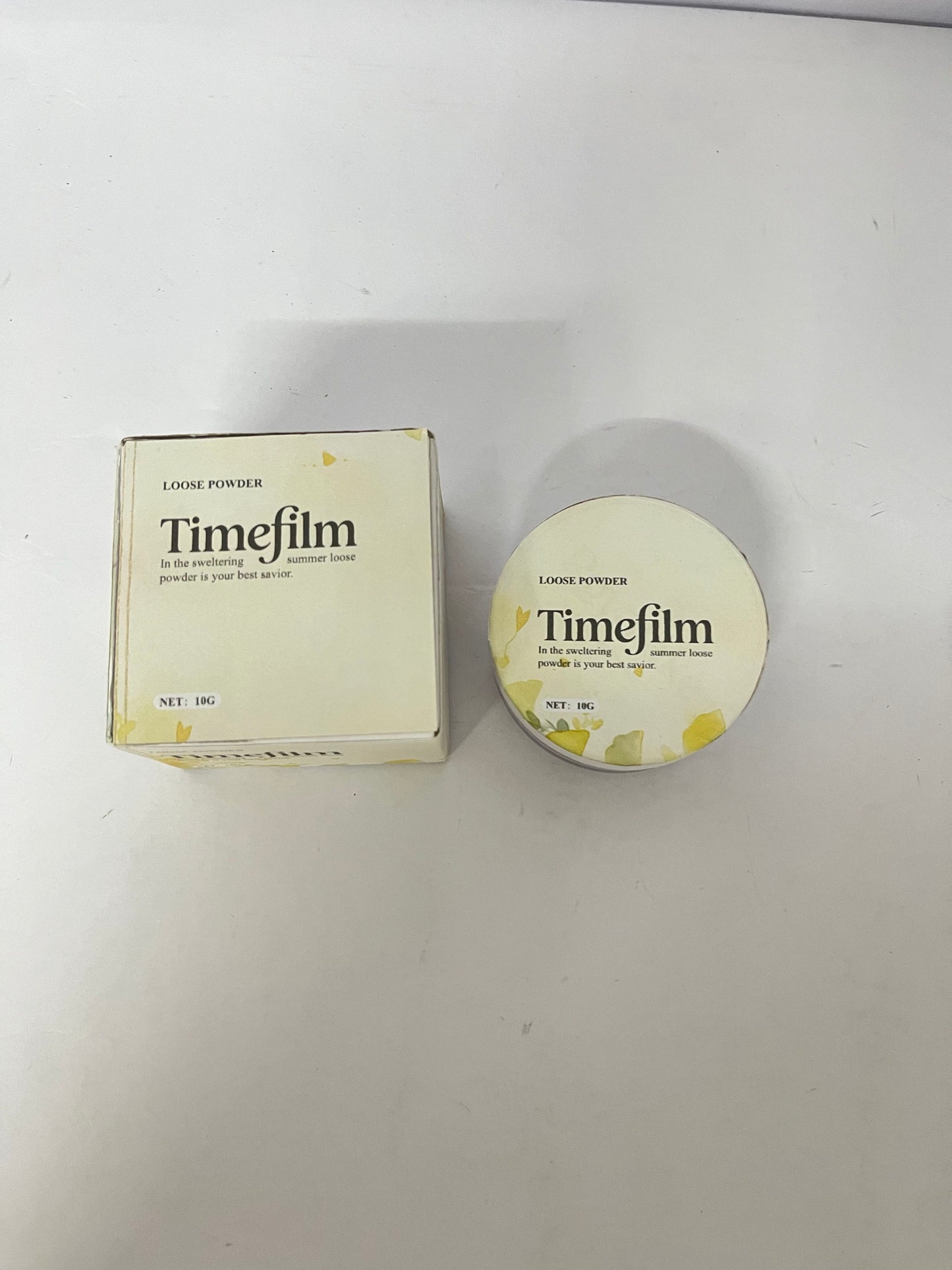 Timefilm Original Loose Powder Foundation, Clean Mineral Powder Face Makeup, Sheer-to-Full Coverage, Talc-Free, Non-Comedogenic, Vegan