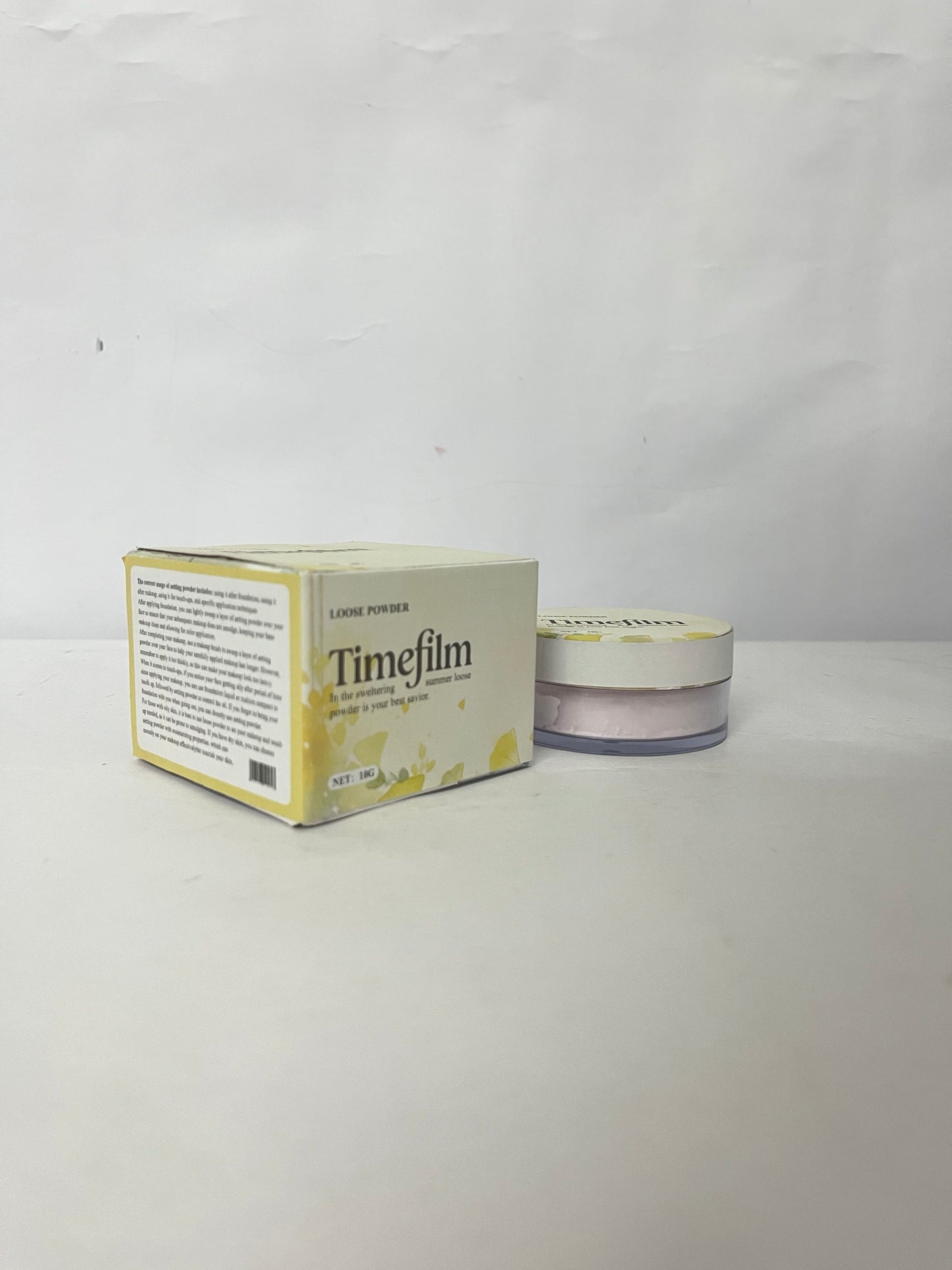 Timefilm Original Loose Powder Foundation, Clean Mineral Powder Face Makeup, Sheer-to-Full Coverage, Talc-Free, Non-Comedogenic, Vegan