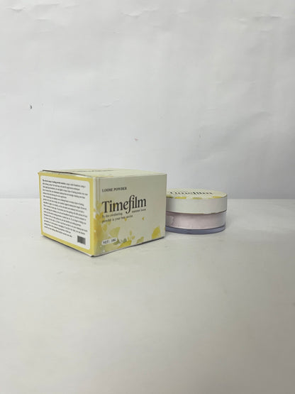Timefilm Original Loose Powder Foundation, Clean Mineral Powder Face Makeup, Sheer-to-Full Coverage, Talc-Free, Non-Comedogenic, Vegan