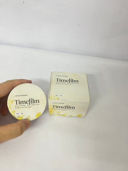 Timefilm Original Loose Powder Foundation, Clean Mineral Powder Face Makeup, Sheer-to-Full Coverage, Talc-Free, Non-Comedogenic, Vegan