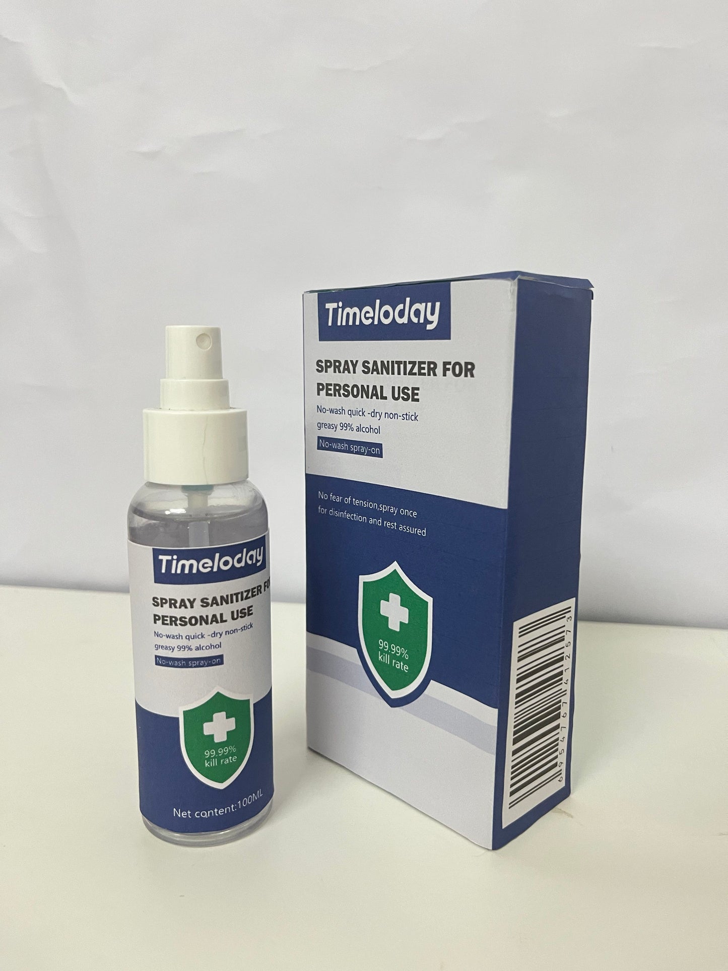 Timeloday Spray Sanitizer for Personal Use No-Wash Quick-Dry 99.99% Kill Rate A Reliable Choice for Daily Protection