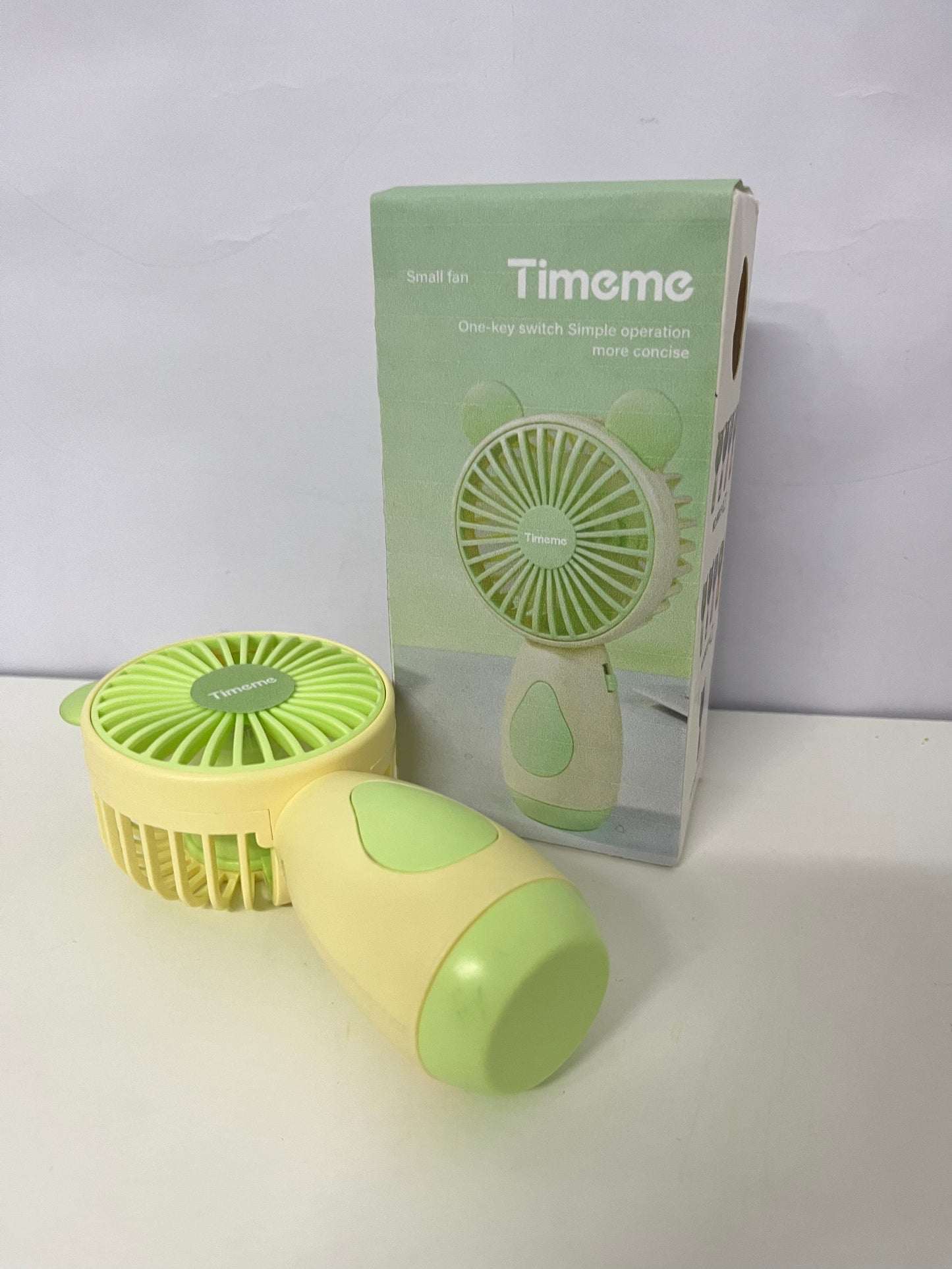 [Timeme Electric fans]——Cute Bear Handheld Fan - Portable Quiet Mini Fan