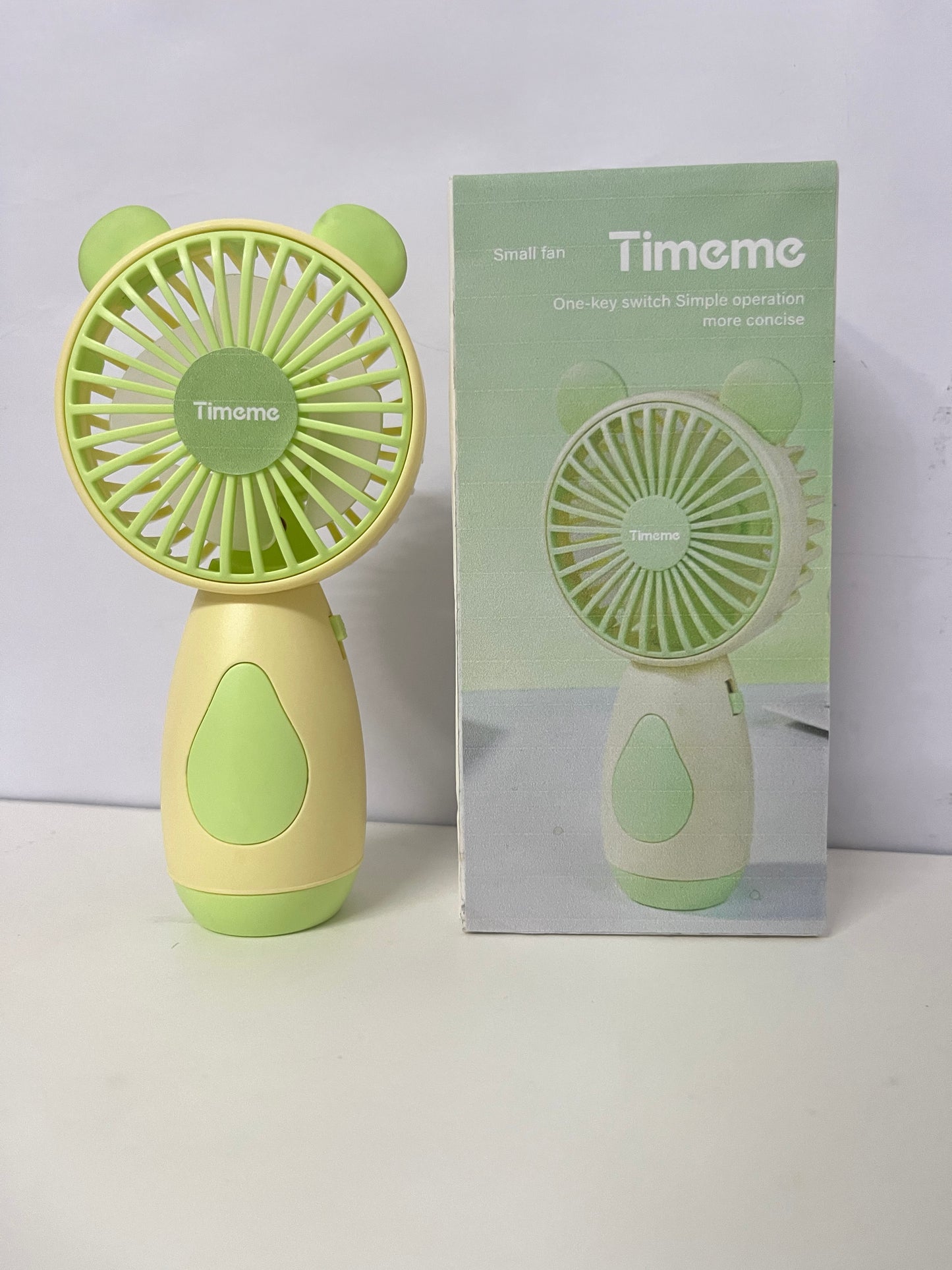[Timeme Electric fans]——Cute Bear Handheld Fan - Portable Quiet Mini Fan