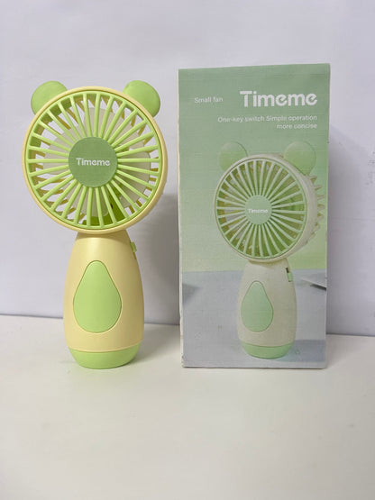[Timeme Electric fans]——Cute Bear Handheld Fan - Portable Quiet Mini Fan