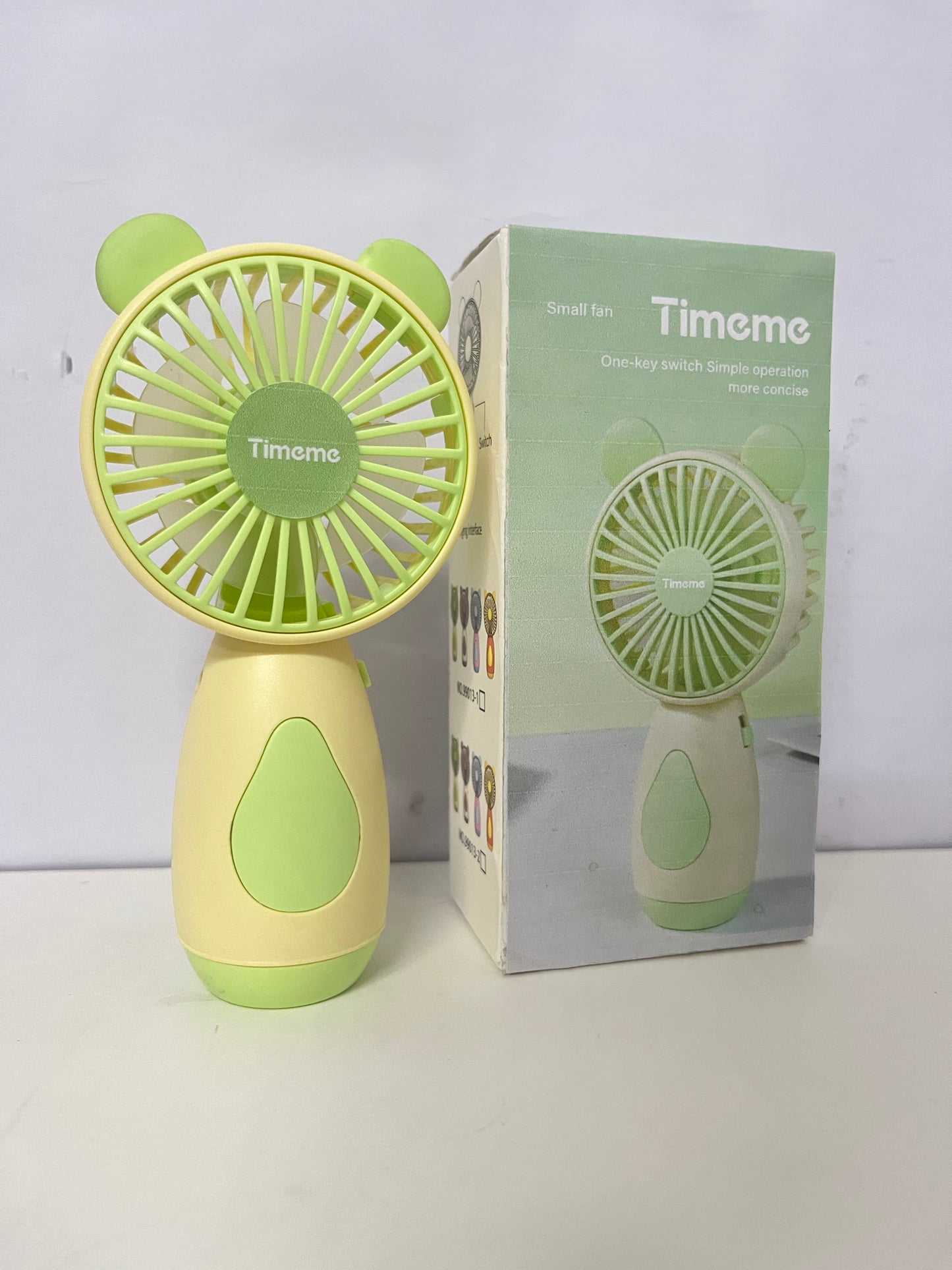 [Timeme Electric fans]——Cute Bear Handheld Fan - Portable Quiet Mini Fan