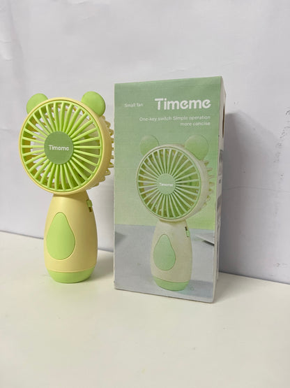 [Timeme Electric fans]——Cute Bear Handheld Fan - Portable Quiet Mini Fan
