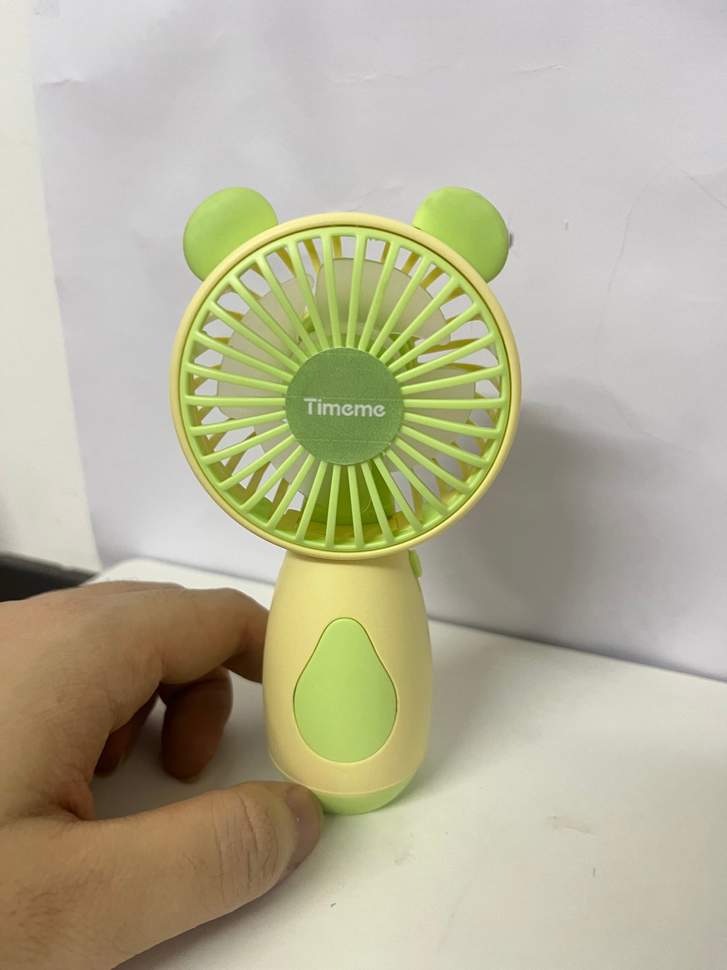 [Timeme Electric fans]——Cute Bear Handheld Fan - Portable Quiet Mini Fan