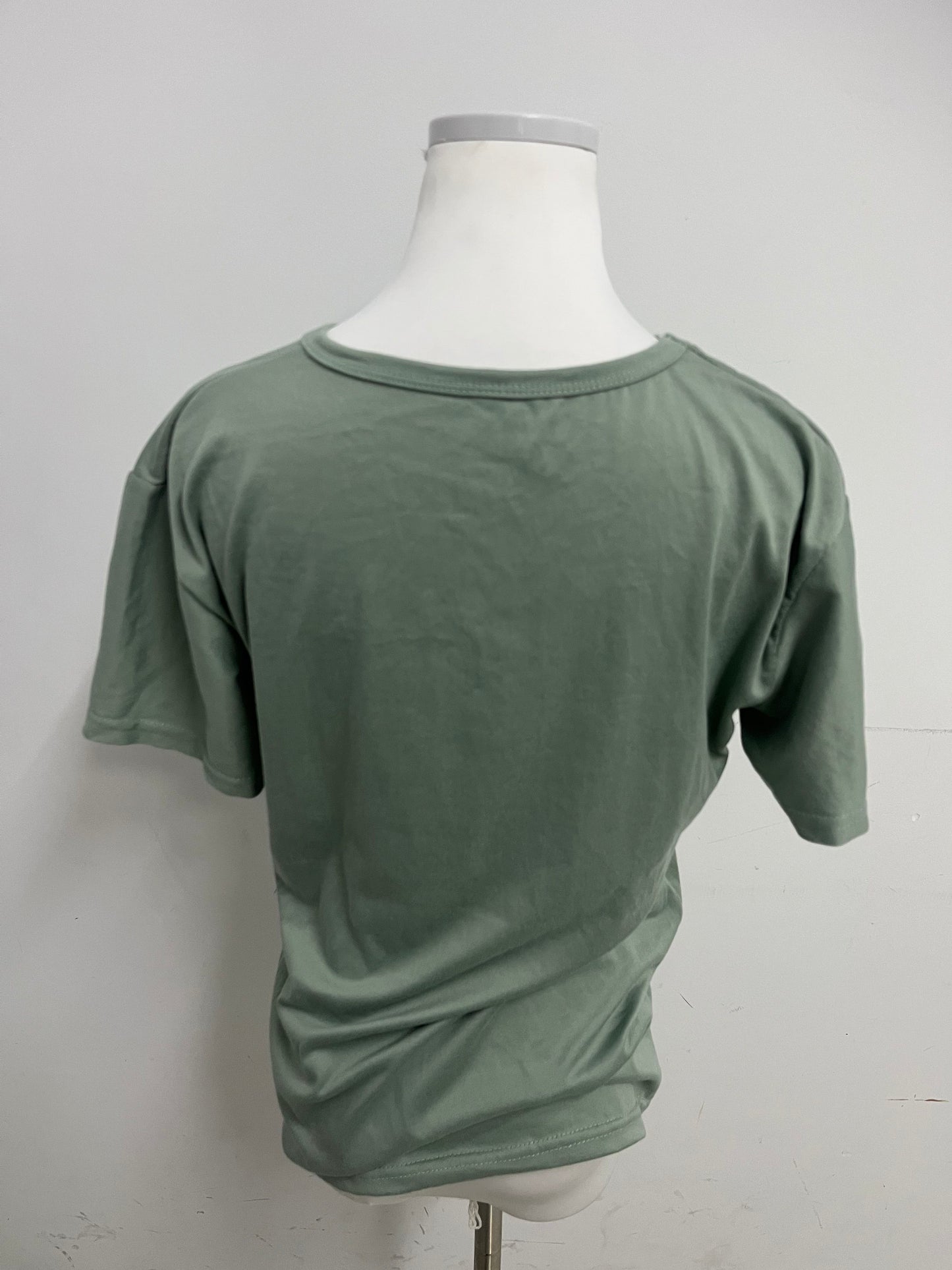 Tomorrowe Bean Green Short-Sleeve T-Shirts Fresh & Soft Comfortable & Skin-Friendly Essential Versatile Item for Daily Outfits