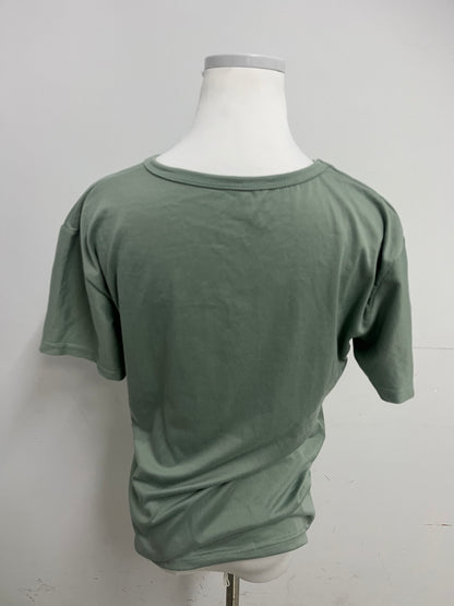 Tomorrowe Bean Green Short-Sleeve T-Shirts Fresh & Soft Comfortable & Skin-Friendly Essential Versatile Item for Daily Outfits