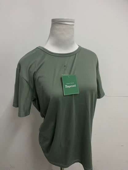 Tomorrowe Bean Green Short-Sleeve T-Shirts Fresh & Soft Comfortable & Skin-Friendly Essential Versatile Item for Daily Outfits
