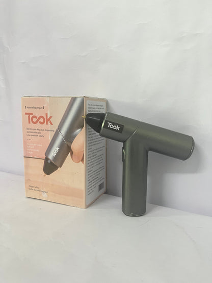 Took Silver black Hot melt glue guns while the balanced design allows the glue gun to stand upright for easy use and storage
