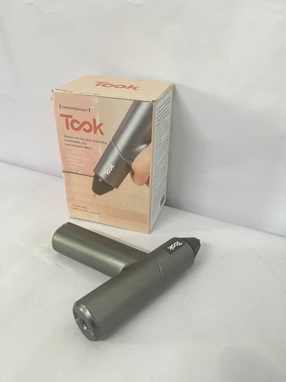 Took Silver black Hot melt glue guns while the balanced design allows the glue gun to stand upright for easy use and storage