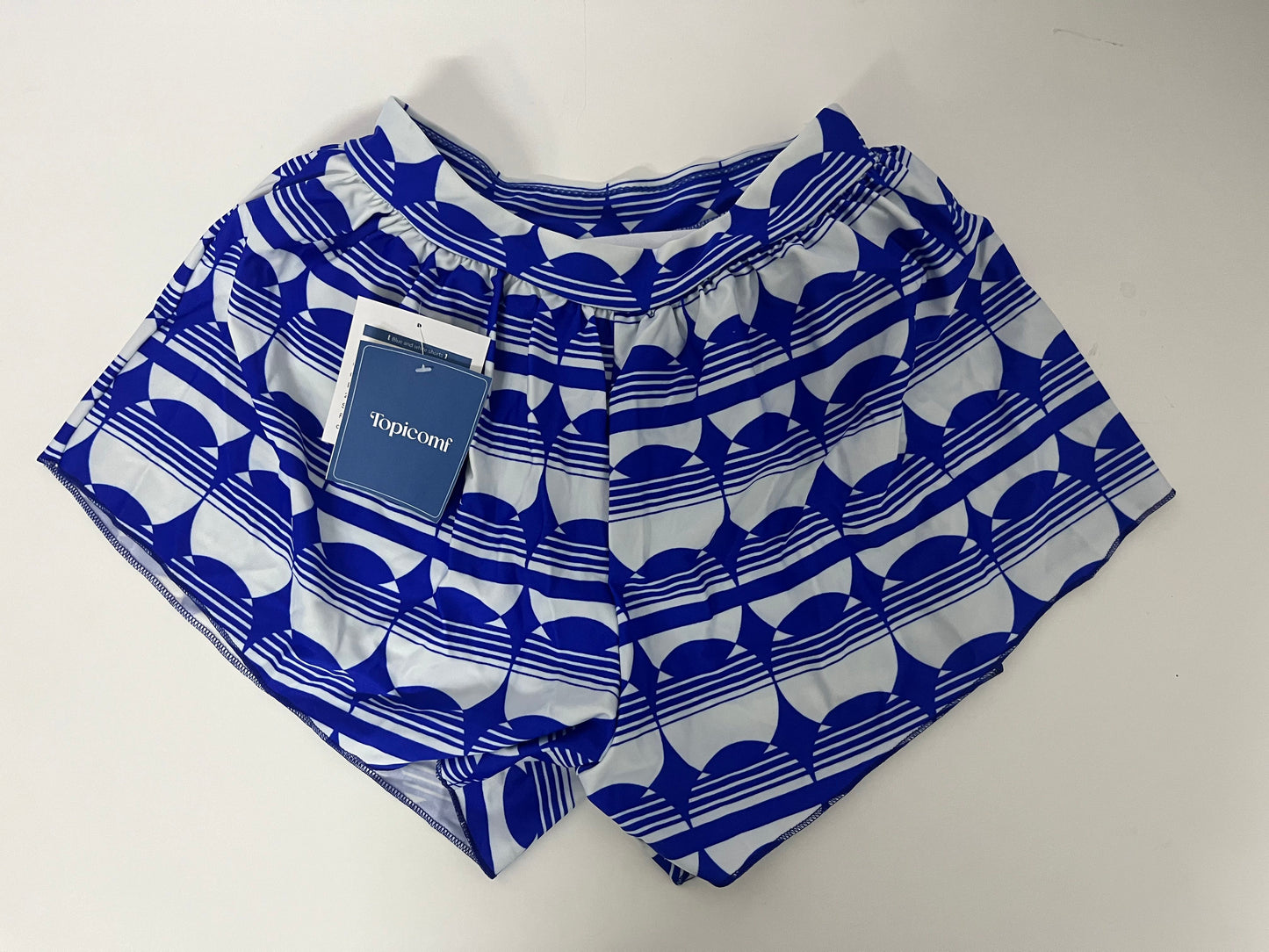 Topicomf Geometric Print Quick-Dry Sports Shorts: Perfect Fusion of Fashion and Function