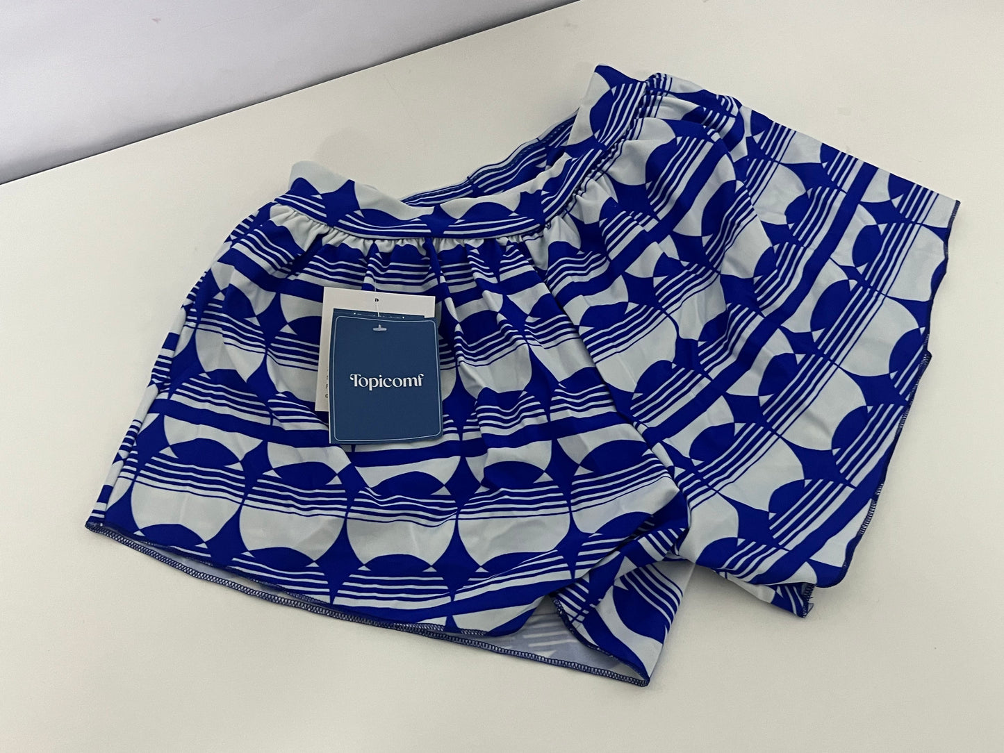 Topicomf Geometric Print Quick-Dry Sports Shorts: Perfect Fusion of Fashion and Function