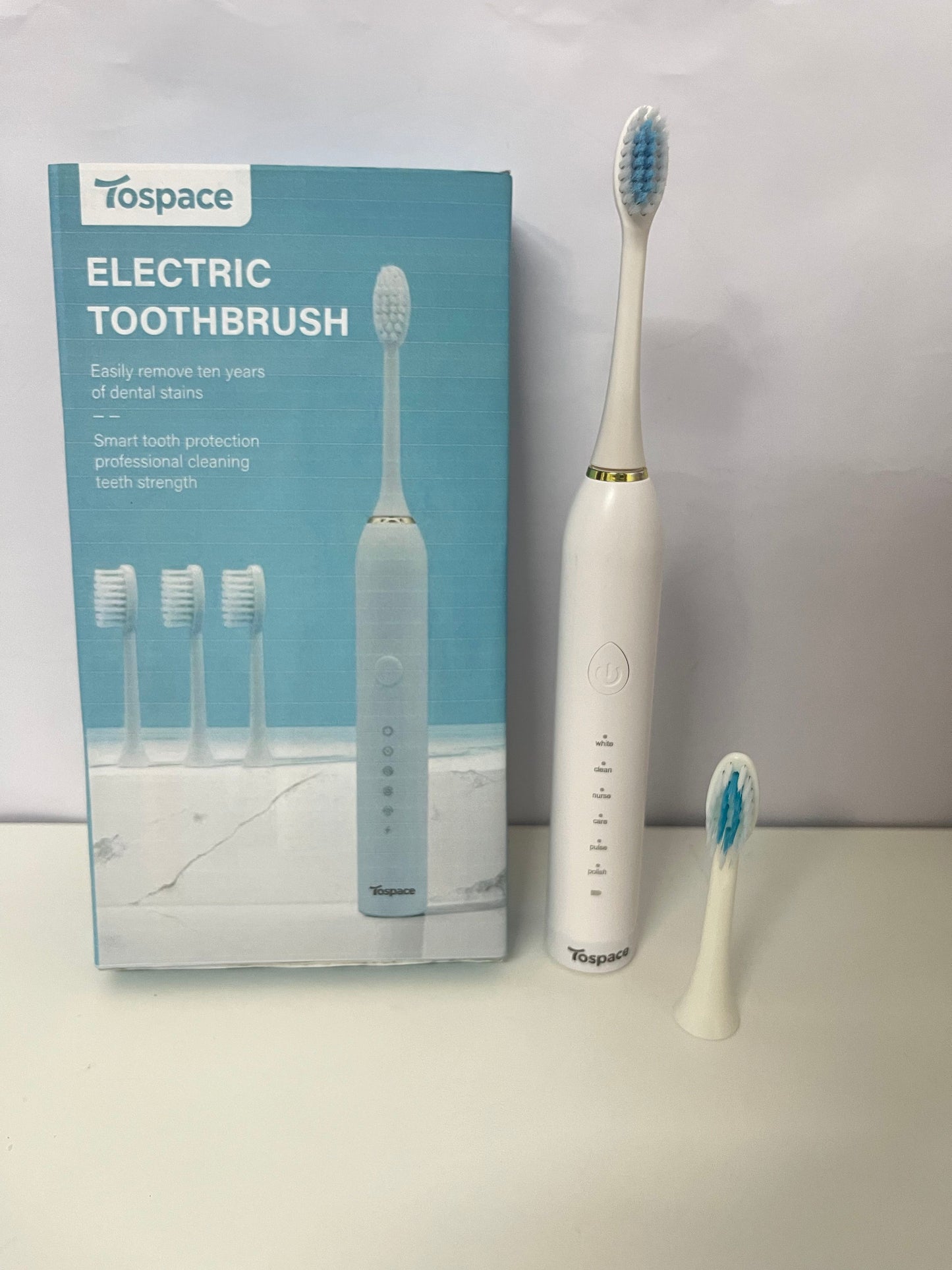 【Tospace Electric Toothbrush】—— Professional Cleaning for Healthier Teeth