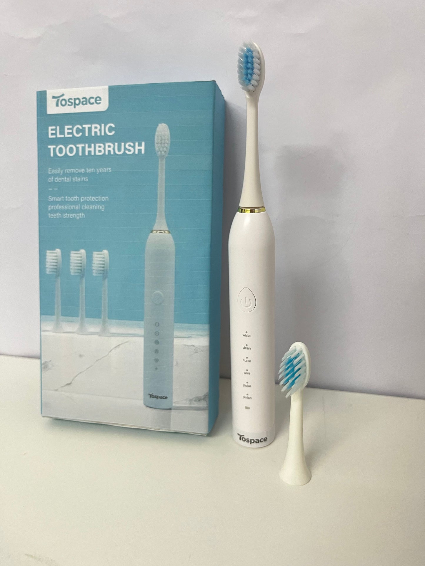 【Tospace Electric Toothbrush】—— Professional Cleaning for Healthier Teeth