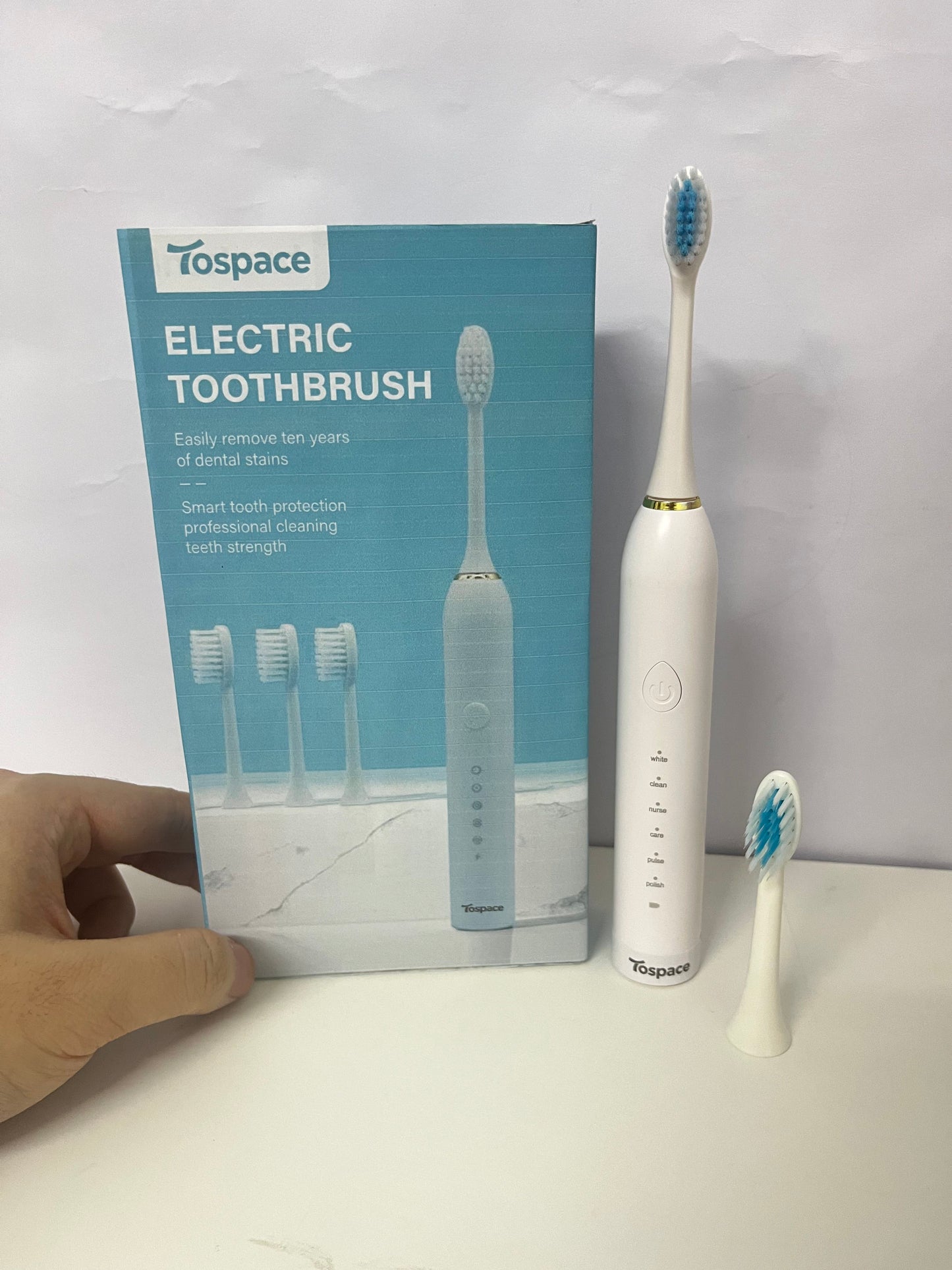 【Tospace Electric Toothbrush】—— Professional Cleaning for Healthier Teeth