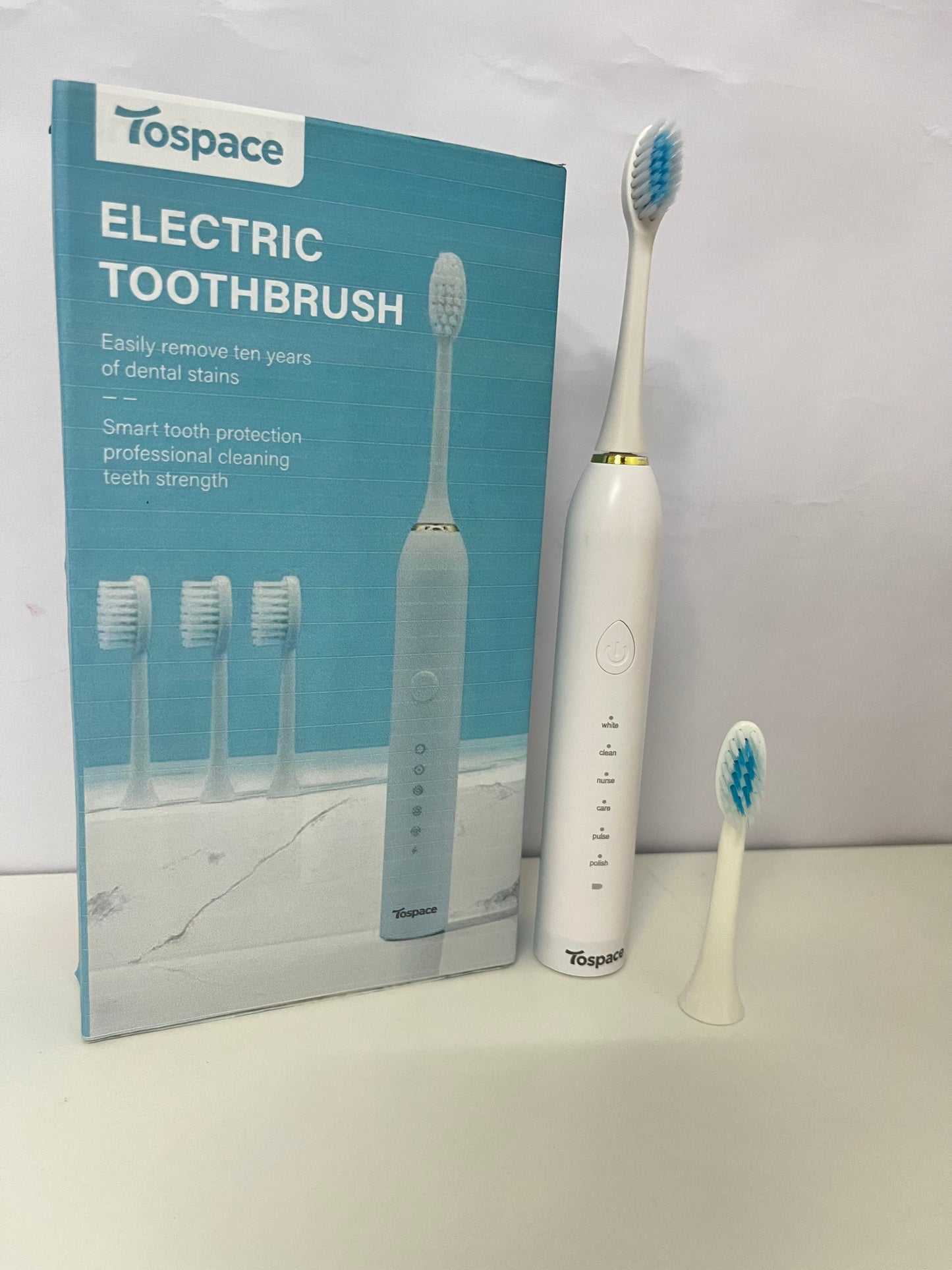 【Tospace Electric Toothbrush】—— Professional Cleaning for Healthier Teeth