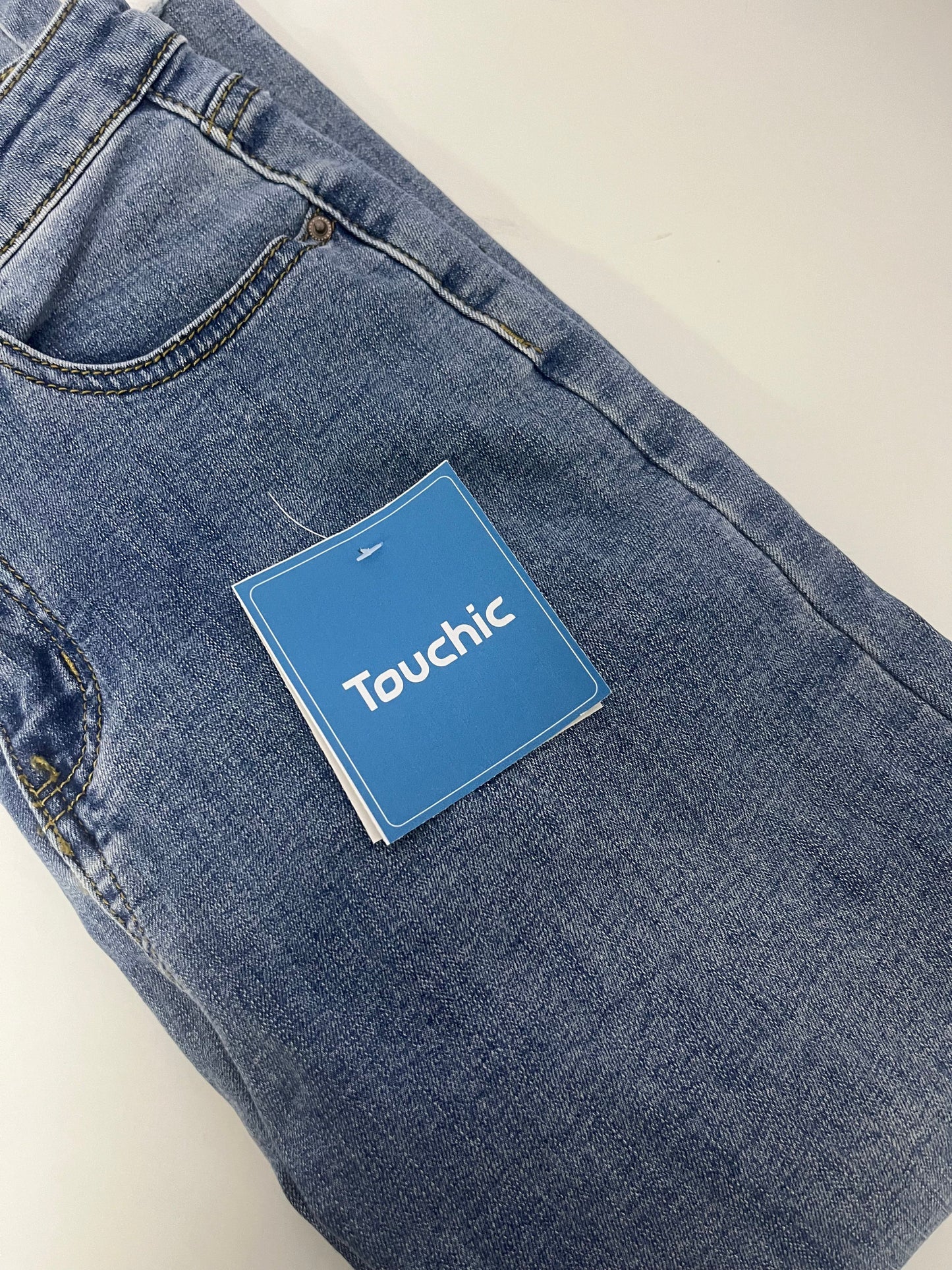 Touchic Vintage Washed Jeans Comfortable & Slim-Fitting Versatile Classic A Fashion Staple for Daily Styling